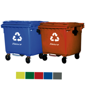 Contenedor de Basura 660 litros con Pedal