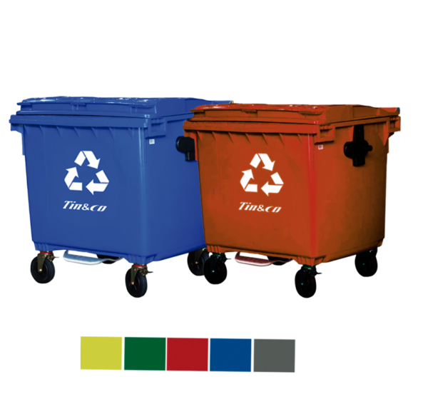 Contenedor de Basura 660 litros con Pedal