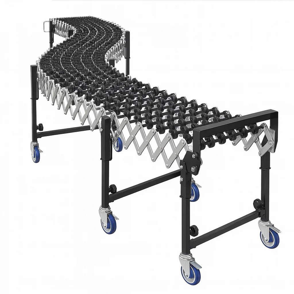 Transportador Flexible de Rodillos
